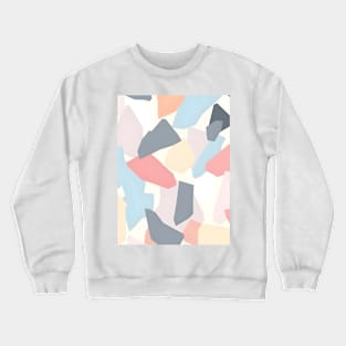 background image, symmetrical pattern, pastel colors Crewneck Sweatshirt
